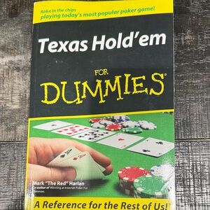 Texas Hold'em for Dummies Book